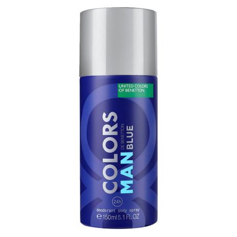 Desodorante Spray Benetton Masculino - Colors Man Blue Menor preço em Desodorante Spray Benetton Masculino - Colors Man Blue