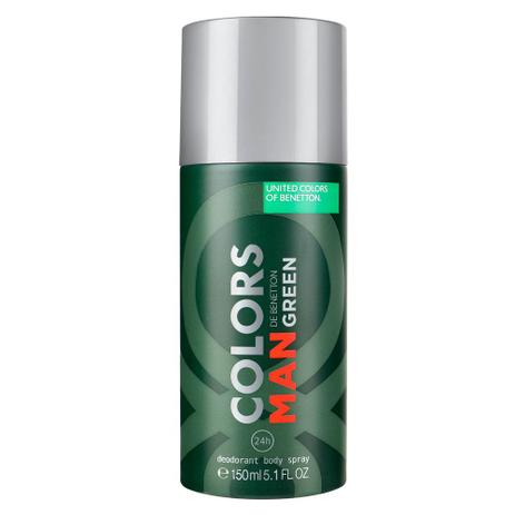 Desodorante Spray Benetton Masculino - Colors Man Green Menor preço em Desodorante Spray Benetton Masculino - Colors Man Green