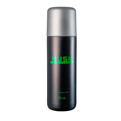 Desodorante Spray Musk Fresh 80ml Menor preço em Desodorante Spray Musk Fresh 80ml