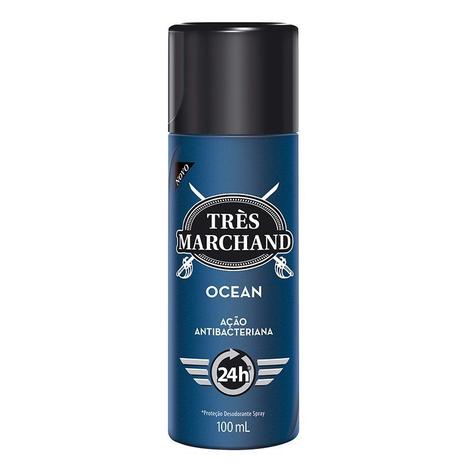 Desodorante Spray Três Marchand Ocean 100ml - Tres maschand Menor preço em Desodorante Spray Três Marchand Ocean 100ml - Tres maschand