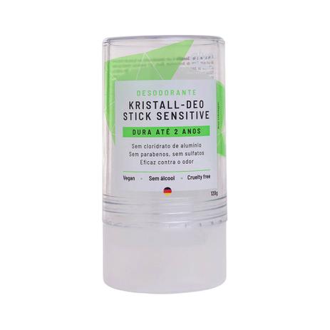 Desodorante Stick Kristall Sensitive 120g - Alva Menor preço em Desodorante Stick Kristall Sensitive 120g - Alva