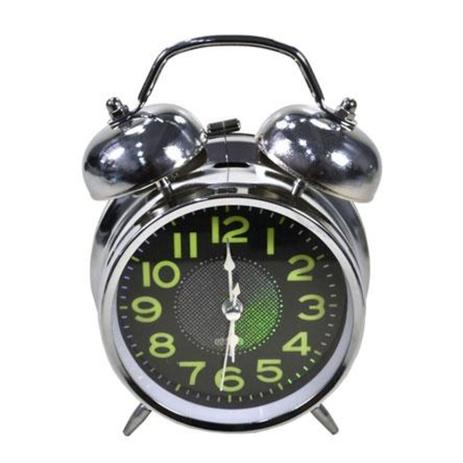 despertador prata