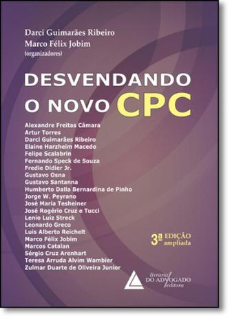 Desvendando o Novo Cpc - Livraria do advogado Menor preço em Desvendando o Novo Cpc - Livraria do advogado