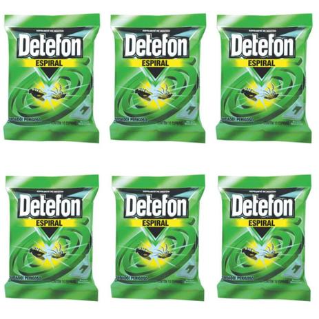 Detefon Inseticida Espiral 10g (Kit C/06) é ruim? Detefon Inseticida Espiral 10g (Kit C/06) é boa?