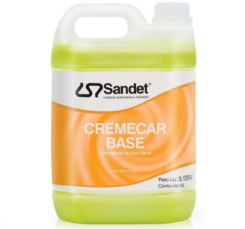 Detergente de uso geral cremecar base 5 litros sandet Menor preço em Detergente de uso geral cremecar base 5 litros sandet
