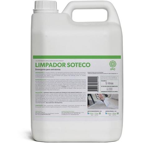 Detergente Limpador Soteco P/ Extratora 5 Litros IPC - I.p.c soteco Menor preço em Detergente Limpador Soteco P/ Extratora 5 Litros IPC - I.p.c soteco