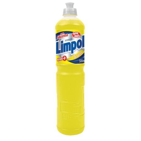 Detergente Liquido 500ml Neutro 1 UN Limpol Menor preço em Detergente Liquido 500ml Neutro 1 UN Limpol
