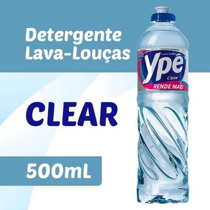 Detergente Líquido YPÊ Clear de 500ml Menor preço em Detergente Líquido YPÊ Clear de 500ml