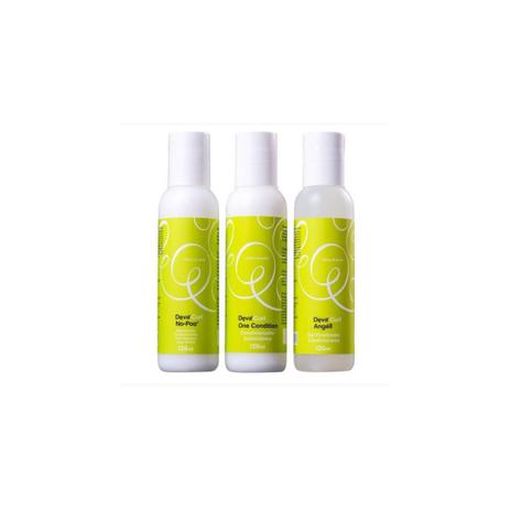 Deva Curl Angéll Mini Kit 3x 120 ML - G Menor preço em Deva Curl Angéll Mini Kit 3x 120 ML - G