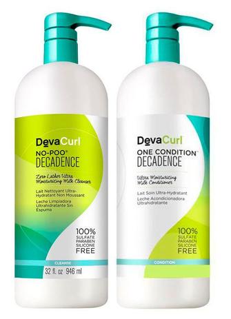 Deva Curl Decadence No Poo Shampoo (1000ml) E Condicionador (1000ml) Menor preço em Deva Curl Decadence No Poo Shampoo (1000ml) E Condicionador (1000ml)