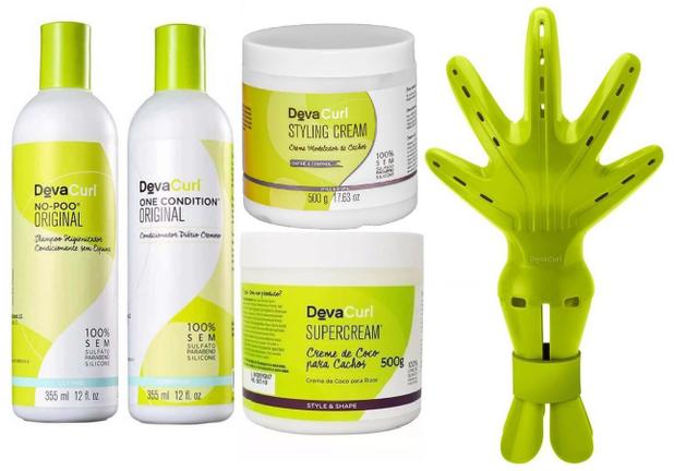 Deva Curl Tratamento Dos Cachos 5 Itens Mascara Capilar