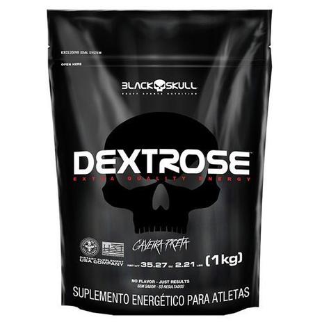 Dextrose - 1000g Sem Sabor - Black Skull Menor preço em Dextrose - 1000g Sem Sabor - Black Skull