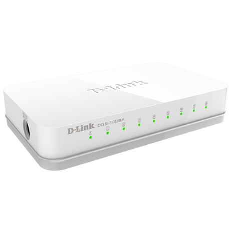 DGS 1008A Switch Gigabit 8 portas - D-link Menor preço em DGS 1008A Switch Gigabit 8 portas - D-link