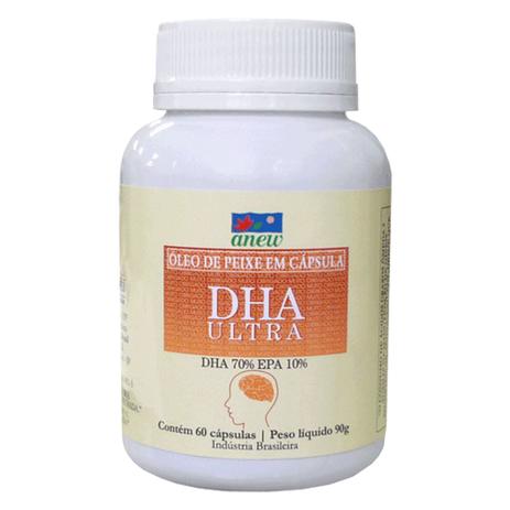 DHA Ultra Ômega-3 (DHA 700mg EPA 100mg) 60 Cápsulas - Anew Menor preço em DHA Ultra Ômega-3 (DHA 700mg EPA 100mg) 60 Cápsulas - Anew