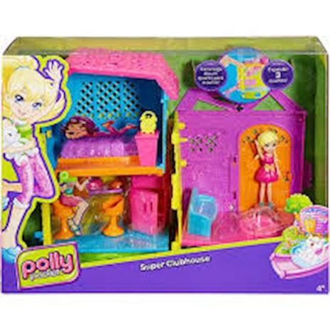 Dhw41 Polly Pocket Super Clubhouse - Mattel Menor preço em Dhw41 Polly Pocket Super Clubhouse - Mattel