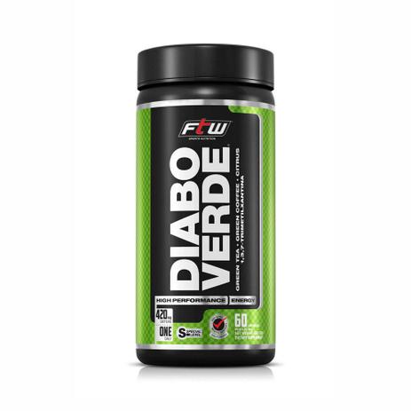 Diabo verde ftw - 60caps - Ftw suplementos Menor preço em Diabo verde ftw - 60caps - Ftw suplementos