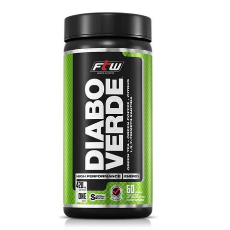 Diabo Verde Termogênico FTW - 60 Cápsulas - Ftw sports nutrition Menor preço em Diabo Verde Termogênico FTW - 60 Cápsulas - Ftw sports nutrition