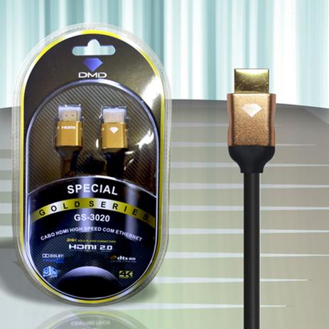 Diamond Cable GS-3020 1.8 Metros - Cabo HDMI 2.0 High Speed com Ethernet 18Gbps 3D 4K ARC - Dmd Menor preço em Diamond Cable GS-3020 1.8 Metros - Cabo HDMI 2.0 High Speed com Ethernet 18Gbps 3D 4K ARC - Dmd