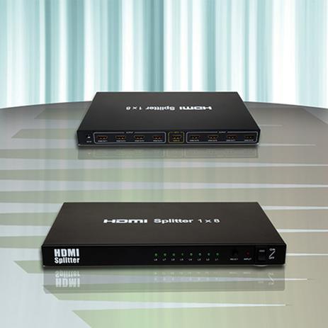 Menor preço em Diamond Cable HE-3118 - Divisor HDMI FullHD com 1 entrada x 8 saídas HDMI com AMP de sinal - Dmd