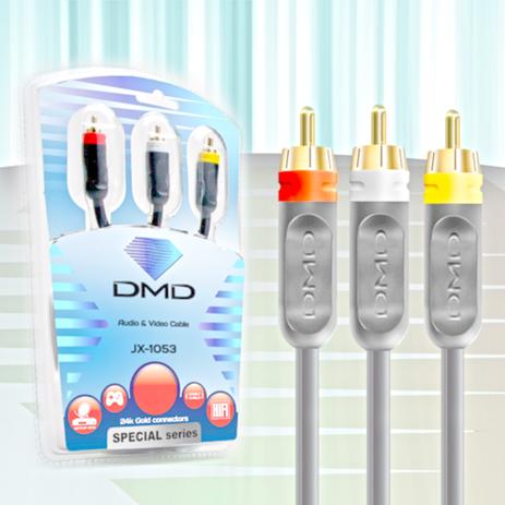 Diamond Cable JX-1053 3 Metros - Cabo RCA Audio e Vídeo com Blindagem Dupla - Dmd Menor preço em Diamond Cable JX-1053 3 Metros - Cabo RCA Audio e Vídeo com Blindagem Dupla - Dmd