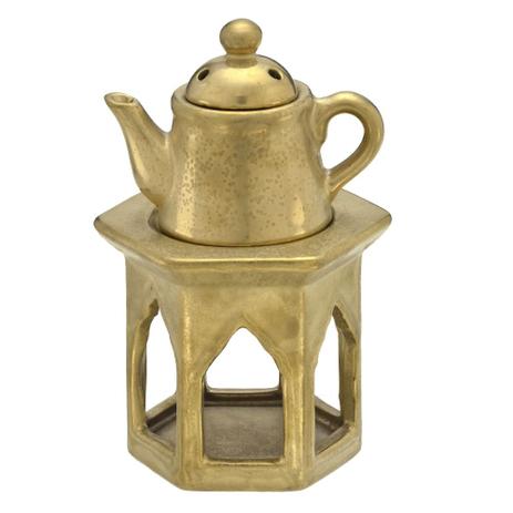Difusor Aromatico 18cm Bule Dourado Fosco Espressione é boa?