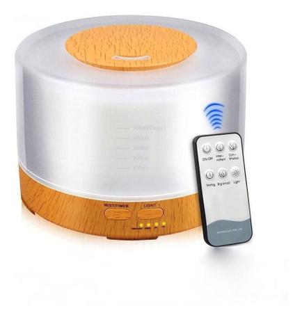 Difusor Aromatizador Umidificador 500ml Com Controle Remoto - on line Menor preço em Difusor Aromatizador Umidificador 500ml Com Controle Remoto - on line