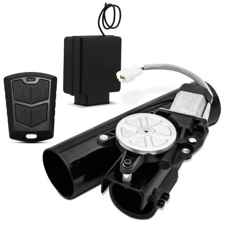 Difusor Escape Eletronico Universal Ronco Esportivo e Original Controle Remoto 2,5" Aço Preto - ZP Menor preço em Difusor Escape Eletronico Universal Ronco Esportivo e Original Controle Remoto 2,5" Aço Preto - ZP