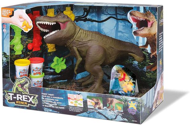 Dinossauro T-Rex Jurassic World Mattel - Hdy55 em Promoção na Americanas