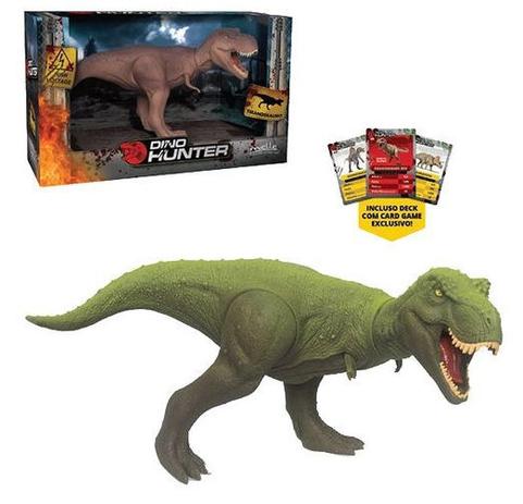 Dinossauro Tiranossauro Dino Hunter Card Brinquedo Infantil - Mielle Menor preço em Dinossauro Tiranossauro Dino Hunter Card Brinquedo Infantil - Mielle