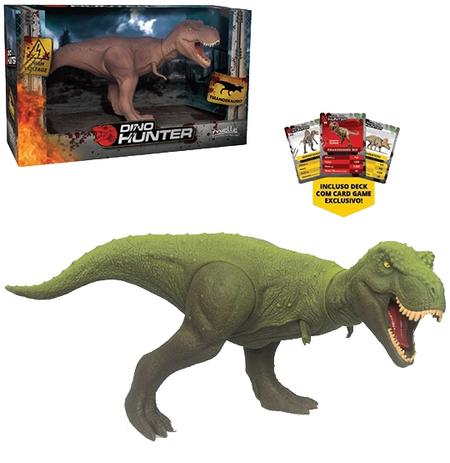 Dinossauro tiranossauro dino hunter colors com card na caixa - Mielle Menor preço em Dinossauro tiranossauro dino hunter colors com card na caixa - Mielle