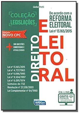Direito eleitoral - colecao legislacoes - Alfacon Menor preço em Direito eleitoral - colecao legislacoes - Alfacon