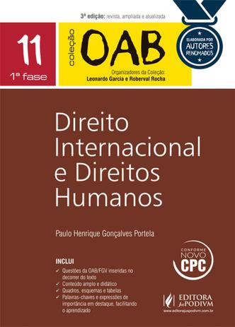 Direito Internacional e Direitos Humanos - Volume 11 - Coleção OAB 1ª Fase - Juspodivm Menor preço em Direito Internacional e Direitos Humanos - Volume 11 - Coleção OAB 1ª Fase - Juspodivm