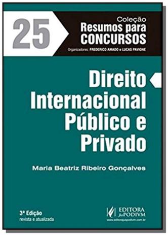 Direito internacional publico e privado - vol.25 - - Editora juspodivm Menor preço em Direito internacional publico e privado - vol.25 - - Editora juspodivm