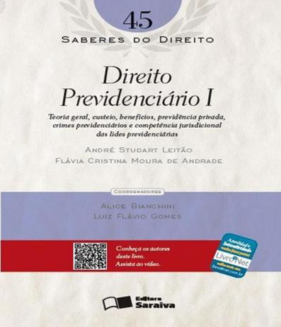 Direito Previdenciario I - Vol 45 - Saraiva Menor preço em Direito Previdenciario I - Vol 45 - Saraiva