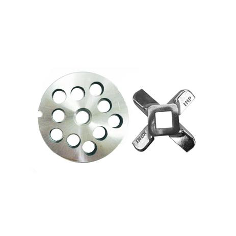 Disco 10mm e Cruzeta Inox Boca 8 - Kit para Moedor de Carne Boca 8 - Picelli Menor preço em Disco 10mm e Cruzeta Inox Boca 8 - Kit para Moedor de Carne Boca 8 - Picelli