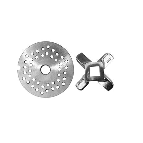 Disco 4mm e Cruzeta Inox Boca 8 - Kit para Moedor de Carne Boca 8 - Picelli Menor preço em Disco 4mm e Cruzeta Inox Boca 8 - Kit para Moedor de Carne Boca 8 - Picelli
