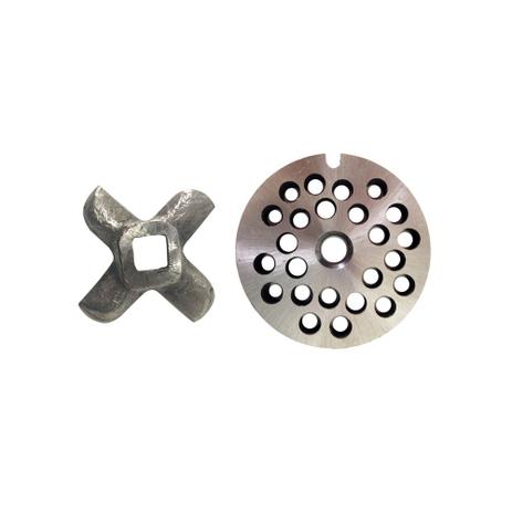 Disco 6mm e Cruzeta Aço Boca 5 - Kit para Moedor de Carne Boca 5 - Picelli Menor preço em Disco 6mm e Cruzeta Aço Boca 5 - Kit para Moedor de Carne Boca 5 - Picelli