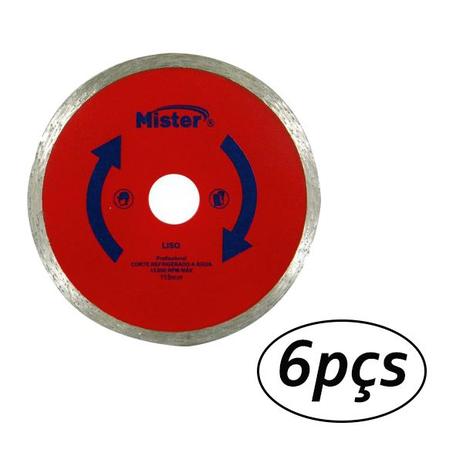 Disco Corte Diamantado 110mm Profissional Mister - 6 Peças é ruim? Disco Corte Diamantado 110mm Profissional Mister - 6 Peças é boa?