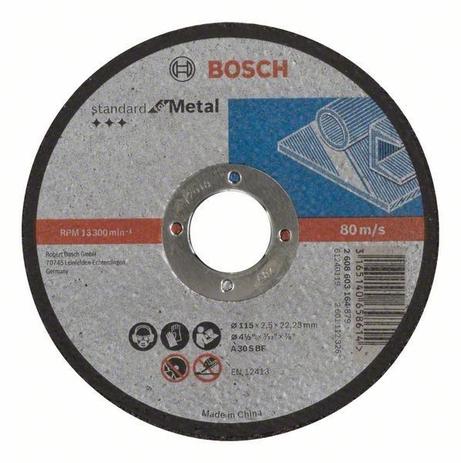 Disco de corte 180x3,0mm metal bosch Menor preço em Disco de corte 180x3,0mm metal bosch
