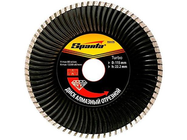 Disco de Corte Diamantado 115x22,2mm Sparta - 731175 Menor preço em Disco de Corte Diamantado 115x22,2mm Sparta - 731175