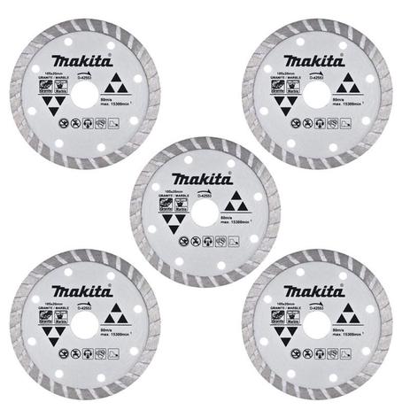 Disco de Corte Diamantado 4.1/8 POL 105 MM P/ Mármore e Granito D-42553 com 5 Unidades MAKITA Menor preço em Disco de Corte Diamantado 4.1/8 POL 105 MM P/ Mármore e Granito D-42553 com 5 Unidades MAKITA