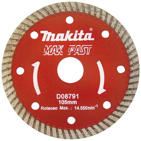 Disco De Corte Diamantado Turbo Para Concreto Seco 105mm Furo 20mm Makita D08791 Mak Fast Menor preço em Disco De Corte Diamantado Turbo Para Concreto Seco 105mm Furo 20mm Makita D08791 Mak Fast