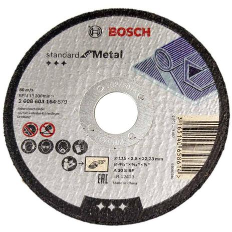 Disco de Corte Metal Bosch Standard 4”1/2 Polegadas Menor preço em Disco de Corte Metal Bosch Standard 4”1/2 Polegadas
