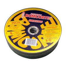 Disco de corte para inox 115 x 1,0 x 22,23 mm 10un - Bomcorte Menor preço em Disco de corte para inox 115 x 1,0 x 22,23 mm 10un - Bomcorte