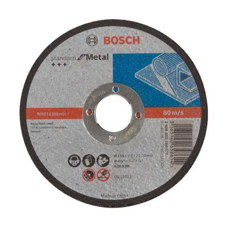 Disco de corte para metal 115mm grão 30 Bosch Menor preço em Disco de corte para metal 115mm grão 30 Bosch