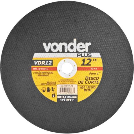 Menor preço em Disco de corte para metal 300 x 3,2 x 19,05 mm - Vonder