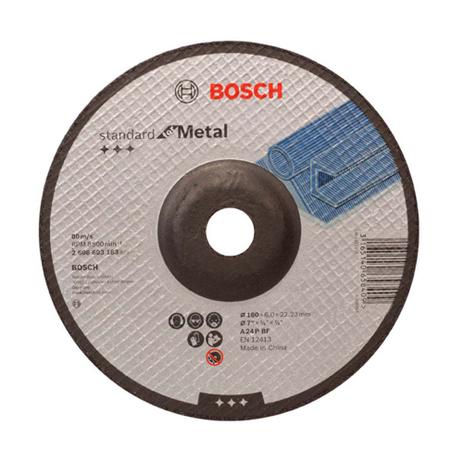 Disco de desbaste para metal 180mm grão 24 Bosch Menor preço em Disco de desbaste para metal 180mm grão 24 Bosch