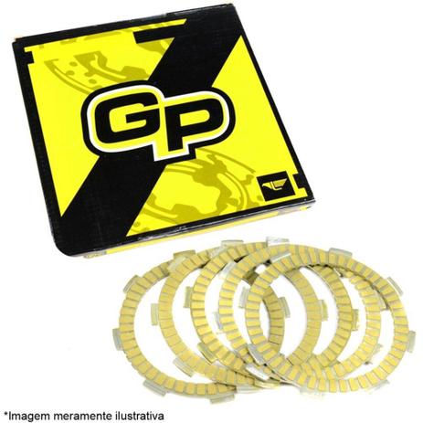 Disco de Embreagem Dafra Apache (JOGO) - GP Menor preço em Disco de Embreagem Dafra Apache (JOGO) - GP