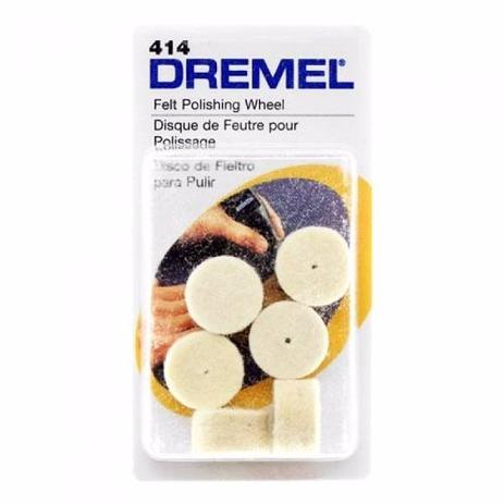 Disco De Feltro 414 P/ Micro Retífica - Dremel 6 Unidades Menor preço em Disco De Feltro 414 P/ Micro Retífica - Dremel 6 Unidades