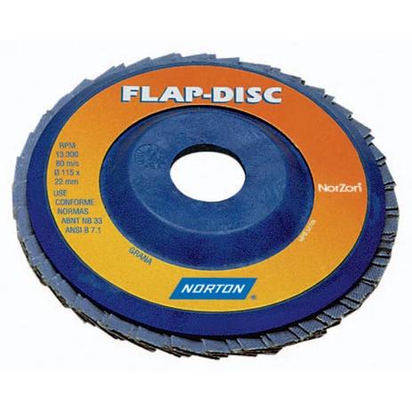 Disco de Lixa Flap Disc Reto 4.1/2 Pol. Norton Menor preço em Disco de Lixa Flap Disc Reto 4.1/2 Pol. Norton